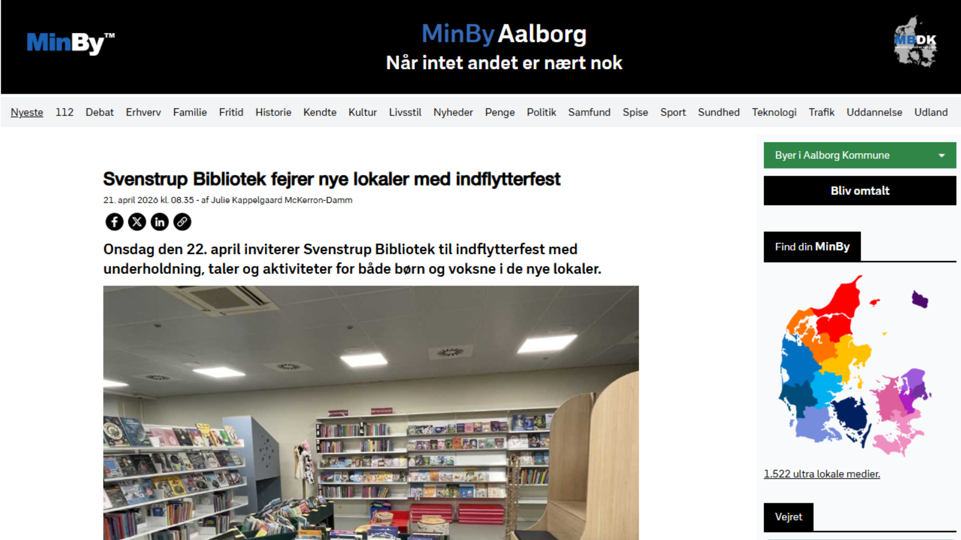 Eksempel pÃ¥ information fra kommune eller lokal aktÃ¸r
