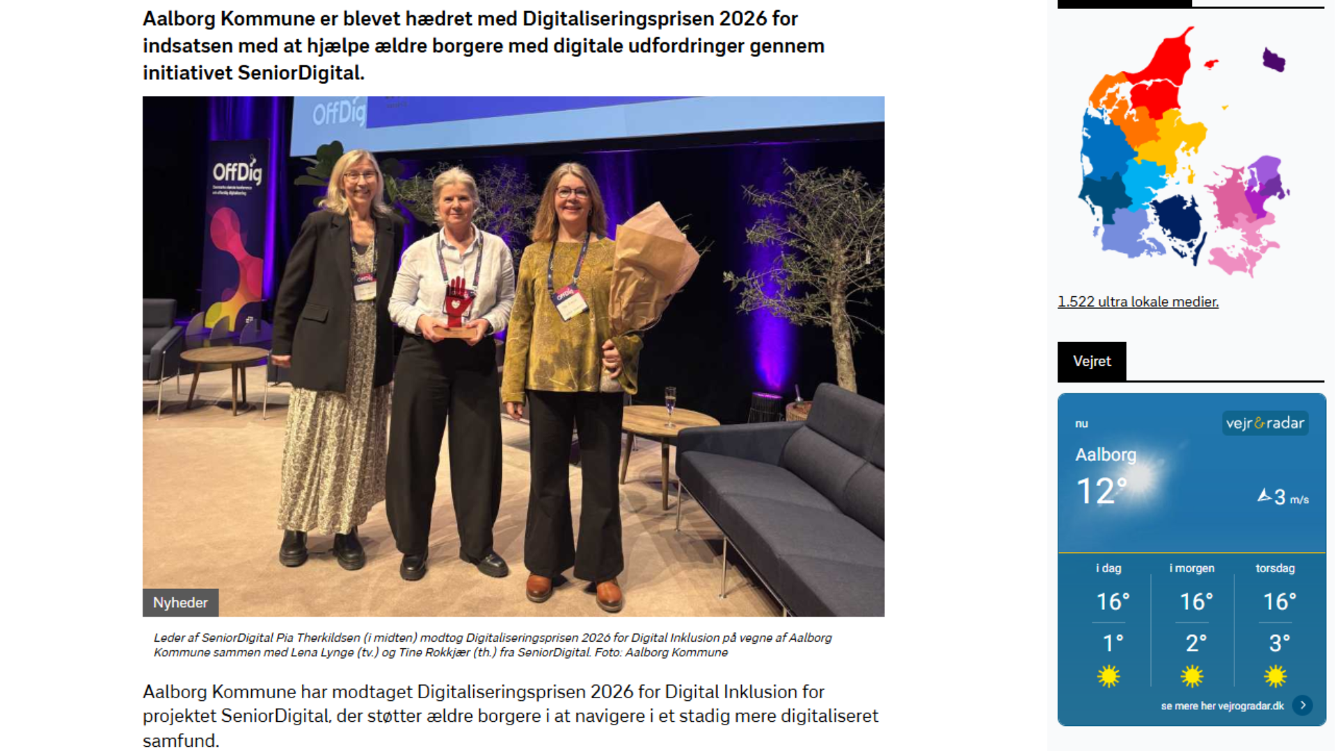 Eksempel pÃ¥ information fra kommune eller lokal aktÃ¸r