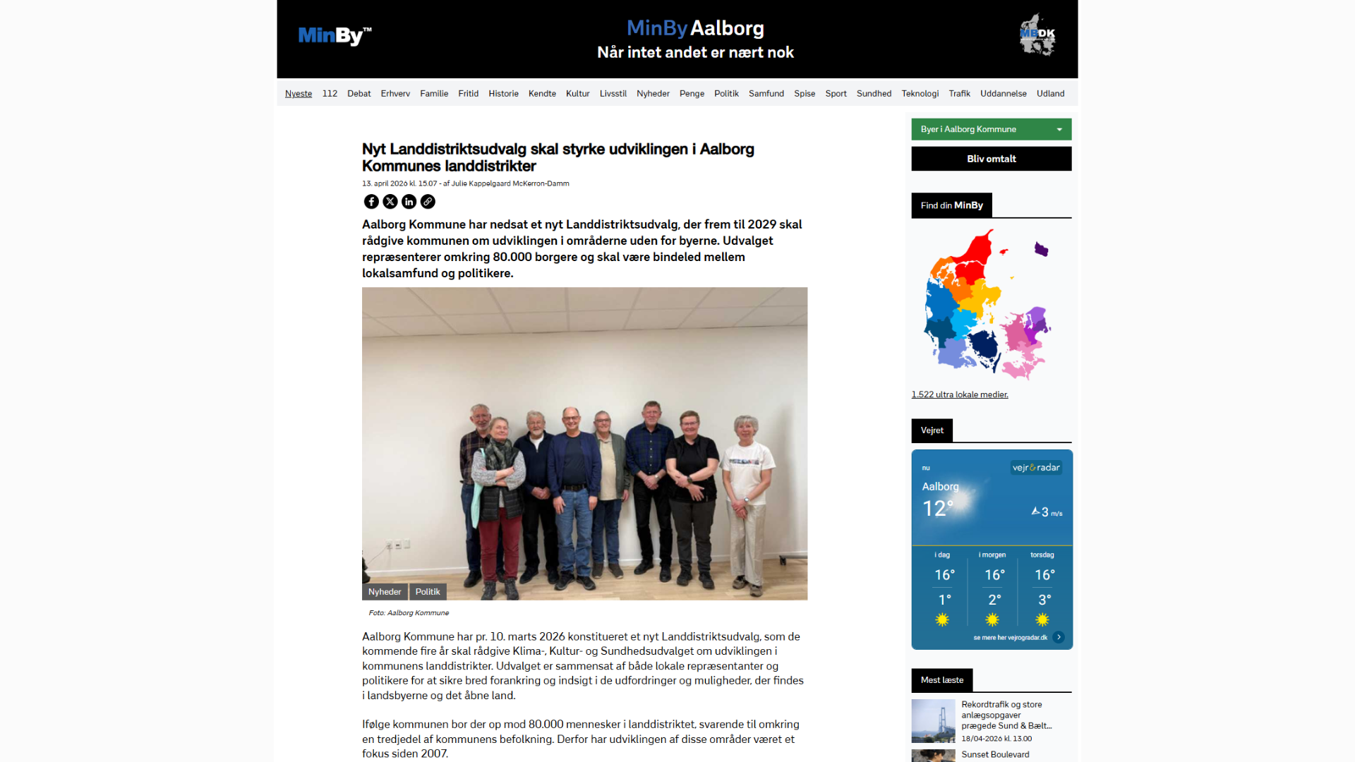 Eksempel pÃ¥ information fra kommune eller lokal aktÃ¸r